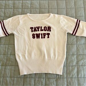 Official Taylor Swift RED Era Varsity Sweater
